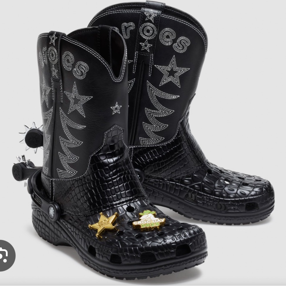 Crocs Cowboy Boots -NWT